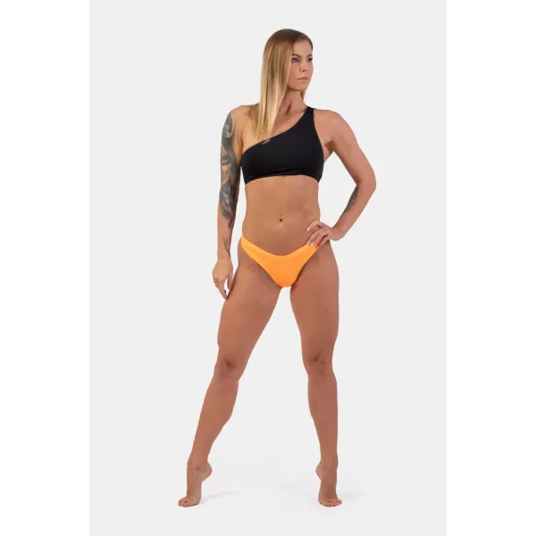  Oranžové bikiny v tvare V - vysoký spodný diel 455 ORANŽOVÁ Nebbia 