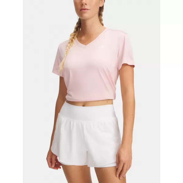  Dámske tričko UNDER ARMOUR TECH SSV- TWIST 1384227-647 RUŽOVÁ 