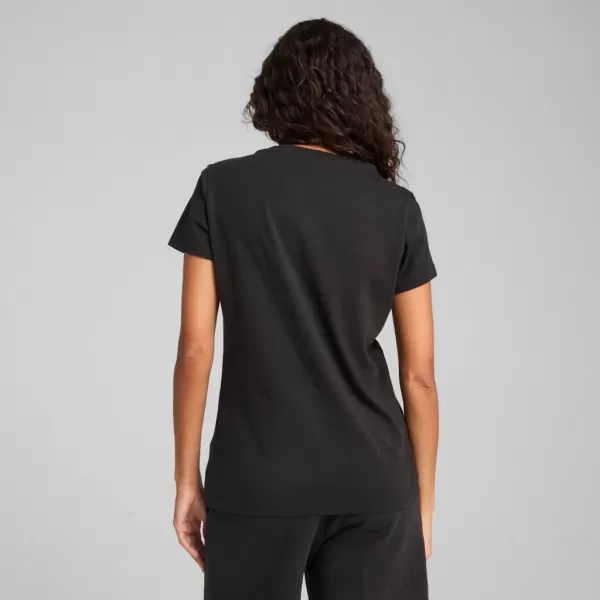  Tričko PUMA ESS SCRIPT TEE 684982-01 ČIERNY 