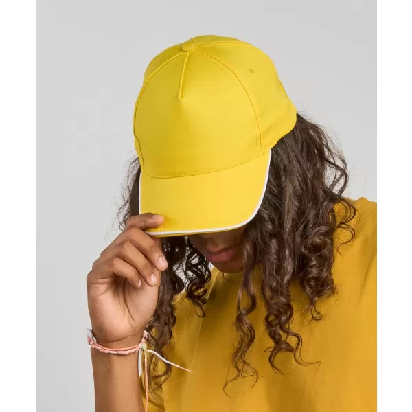  Čiapka ATLANTIS | Recy Five Piping YELLOW/WHITE 