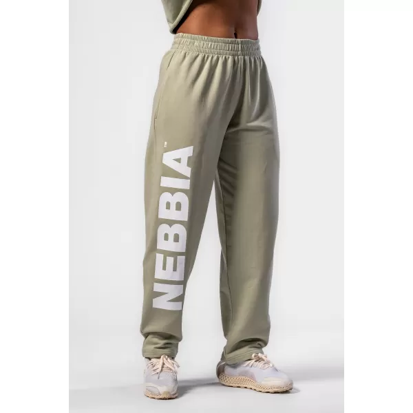  Voľné voľné tepláky BOYFRIEND STYLE 432 SVETLO GREEN Nebbia 