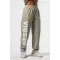 Voľné voľné tepláky BOYFRIEND STYLE 432 SVETLO GREEN Nebbia