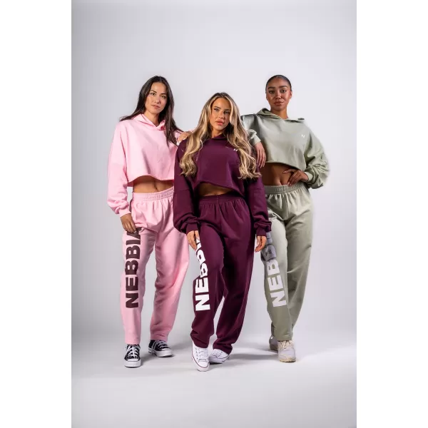  Voľné voľné tepláky BOYFRIEND STYLE 432 PINK Nebbia 