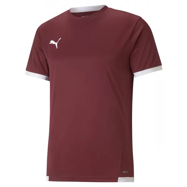  Tričko PUMA TEAMLIGA JERSEY 704917_09 CORDOVAN/ CORDOVAN/PUMA WHITE 
