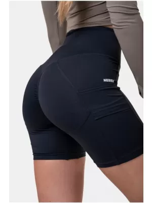 Fit & Smart dámske cyklistické šortky 575 BLACK Nebbia