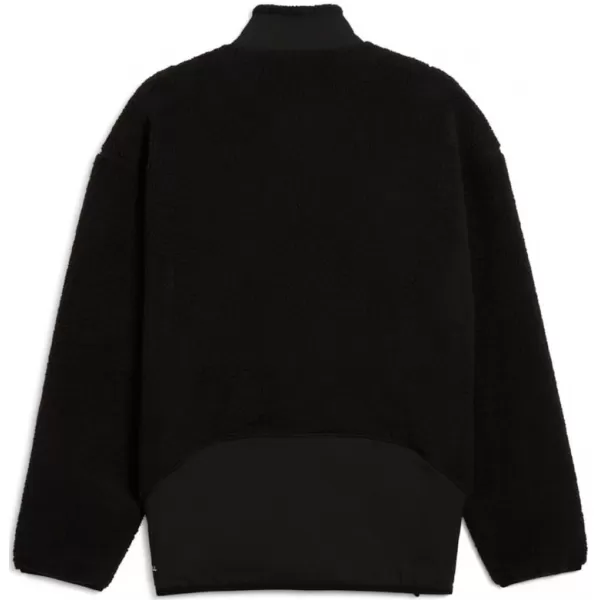  Pánska bunda PUMA TECH SOFT TECH RELAXED SHERPA JACKET 632104-01 ČIERNA 