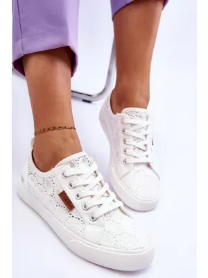 Dámske módne tenisky BIG STAR W274925 BIELA ​​Big Star Shoes