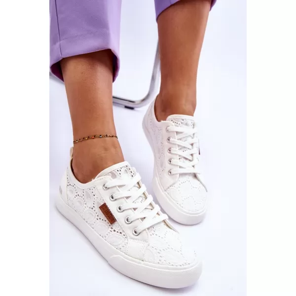  Dámske módne tenisky BIG STAR W274925 BIELA ​​Big Star Shoes 