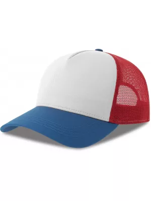 Čiapka ATLANTIS | Rapper Cotton-S WHITE/RED/ROYAL