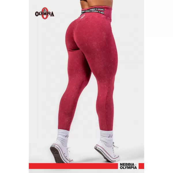  Oprané legíny s vysokým pásom LEGACY 777 RED Nebbia 