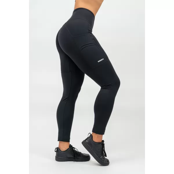  Legíny s vysokým pásom LEG DAY GOALS 248 BLACK Nebbia 