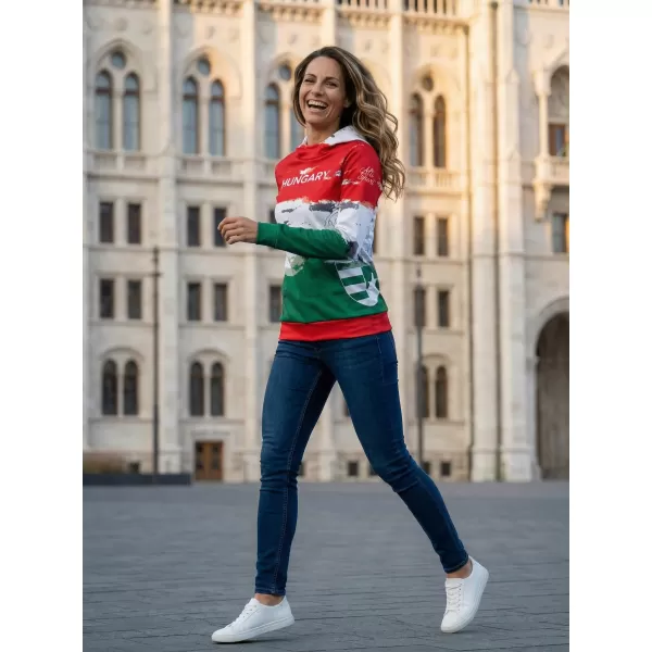  Dámska prémiová funkčná mikina ALTISPORT VOJ/ALW036HU/MI01 PRUHY 