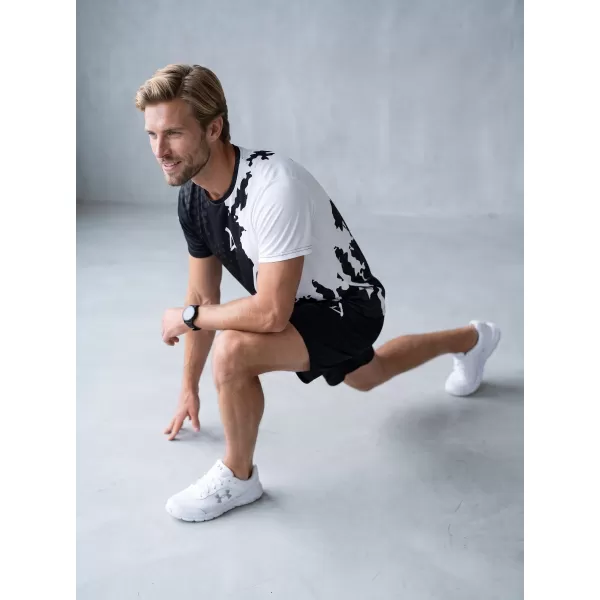  Prémiové pánske funkčné tričko ALTISPORT VOJ/ALM112TR01 ČIERNOBIELY 
