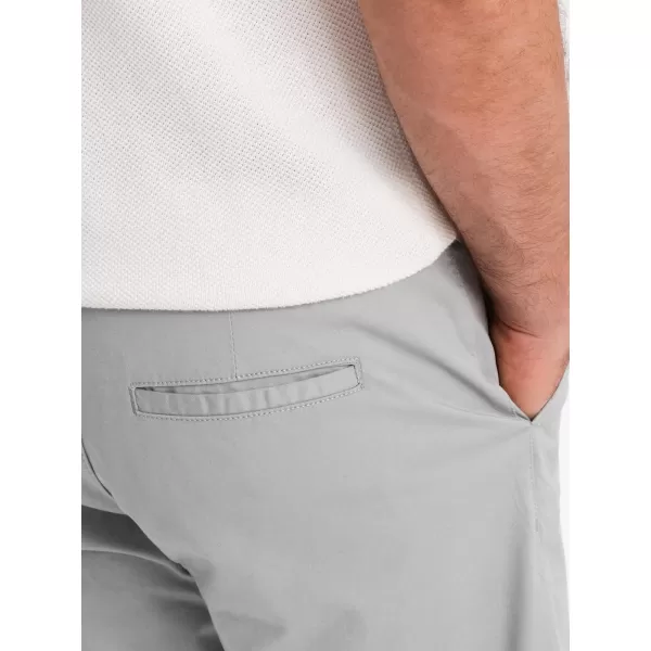 Pánske šortky OMBRE OM-SRCS-0197 SIVÁ 