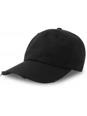 Čiapka ATLANTIS | Dad Hat Destroyed-S BLACK