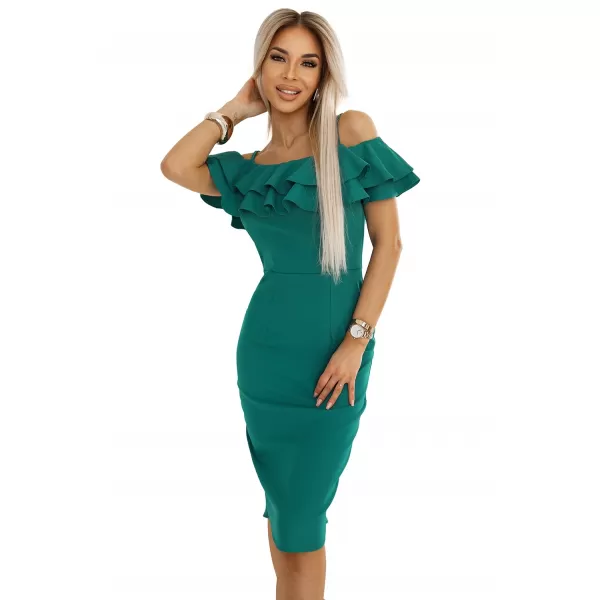  Šaty NUMOCO CARMEN 599-2 KAKI 