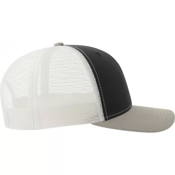  Čiapka ATLANTIS | Sonic-S BLACK/GREY MELANGE/WHITE 