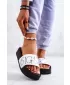 Dámske módne šľapky BIG STAR JJ274A275 BIELA ​​Big Star Shoes