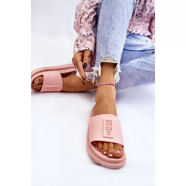  Dámske šľapky BIG STAR LL274425 RUŽOVÁ Big Star Shoes 