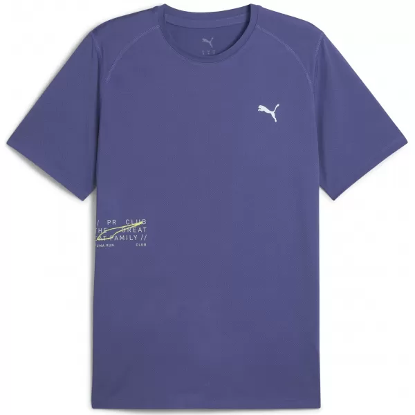  Tričko PUMA EVERYDAY KNIT PERF SS TEE? M 526631_46 MODRÝ KRYŠTÁL 
