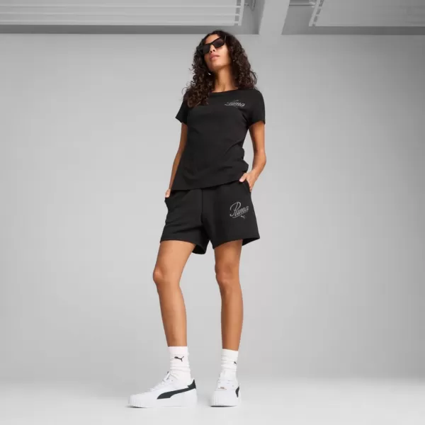  Tričko PUMA ESS SCRIPT TEE 684982-01 ČIERNY 
