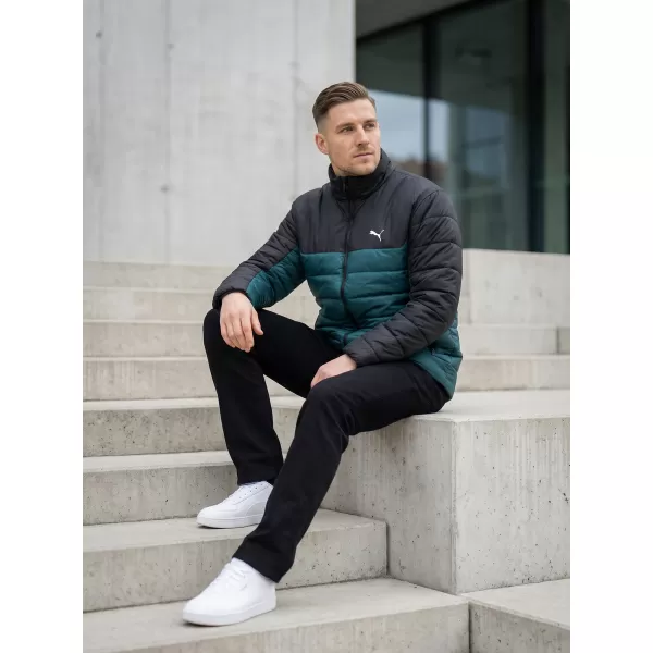  Pánska bunda PUMA ESS PADDED JACKET 685210-75 ZELENÁ 