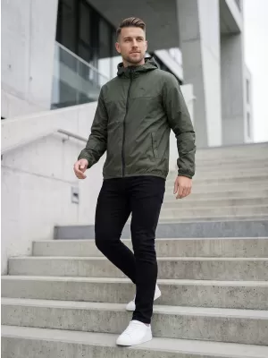 Pánska vetrovka PUMA ESS REGULAR WINDBREAKER 684625-70 ZELENÁ