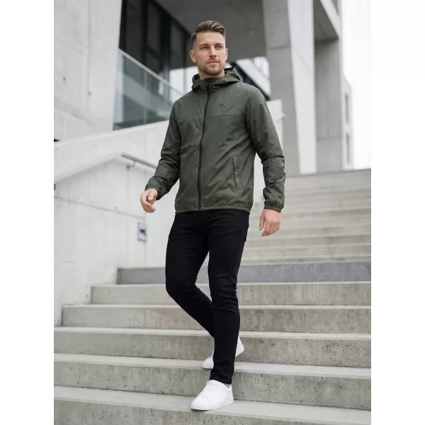  Pánska vetrovka PUMA ESS REGULAR WINDBREAKER 684625-70 ZELENÁ 