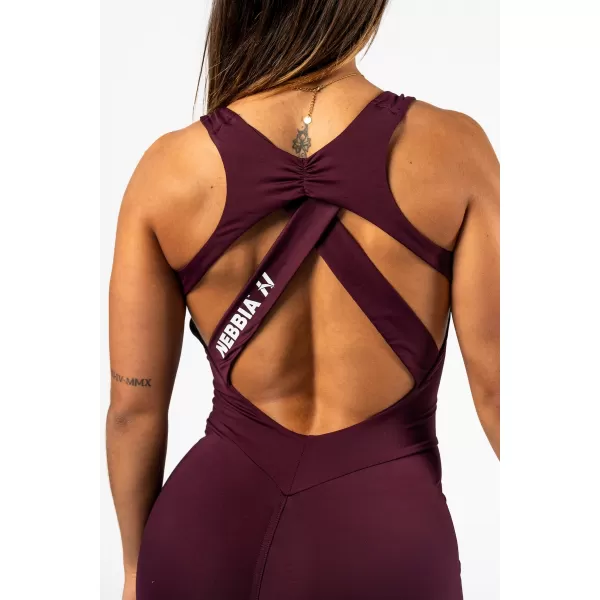  Formujúci fitness overal STRONG BEAUTY 427 DARK RED Nebbia 