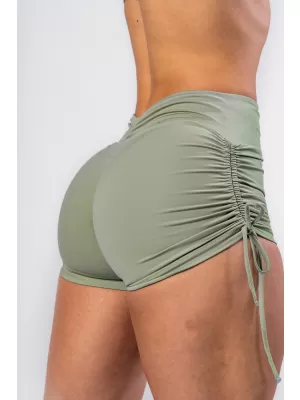 Push-up šortky so šnurovaním STRONG BEAUTY 429 LIGHT GREEN Nebbia