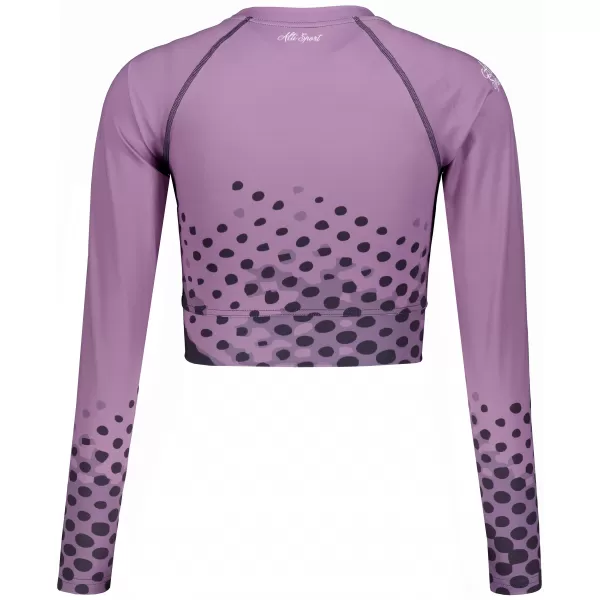  Dámsky funkčný prémiový crop top ALTISPORT VOJ/ALW109TR04 FIALOVÁ 