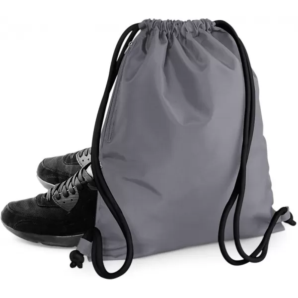  | BG 110 GREY MARL/BLACK BagBase 