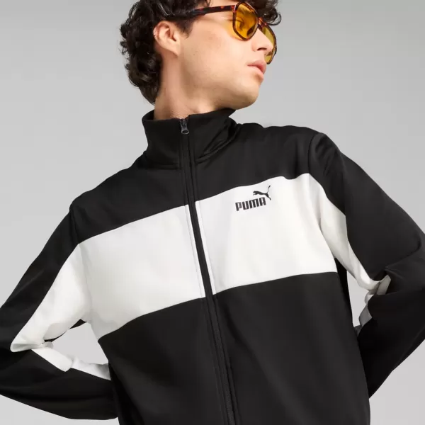  Pánska súprava PUMA POLY COLORBLOCK SUIT 687304-01 ČIERNA 