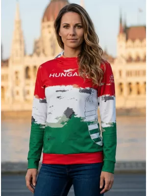 Dámska prémiová funkčná mikina ALTISPORT VOJ/ALW036HU/MI01 PRUHY