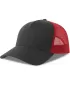 Čiapka ATLANTIS | Rapper Cotton-S DARK GREY/RED
