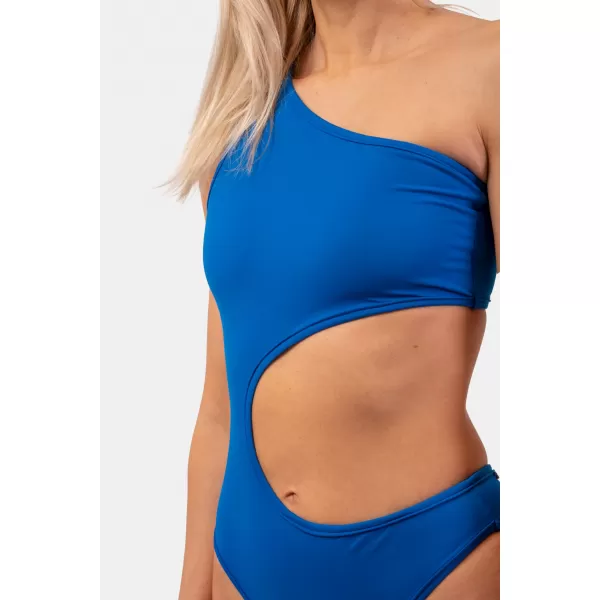  Asymetrické monokiny na jedno rameno 459 BLUE Nebbia 