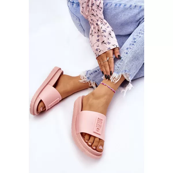  Dámske šľapky BIG STAR LL274425 RUŽOVÁ Big Star Shoes 