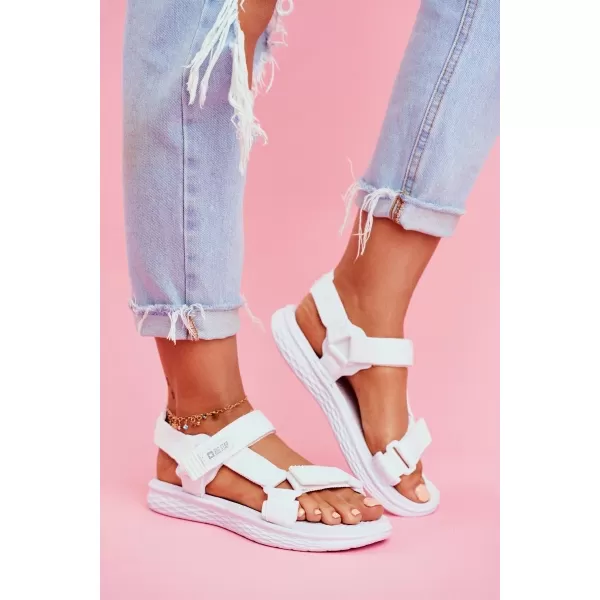  Dámske sandále BIG STAR FF274A603 BIELA ​​Big Star Shoes 