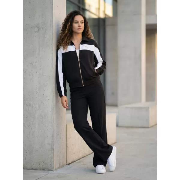  Dámska bunda PUMA T7 RELAXED TRACK JACKET 632137-01 ČIERNY 