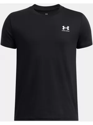 Chlapčenské tričko UNDER ARMOUR B SPORTSTYLE LC SS 1389962-001 ČIERNA