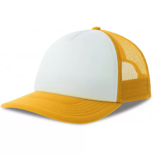  Čiapka ATLANTIS | Kid Rapper-S WHITE/YELLOW 