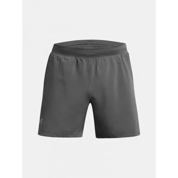  Pánske šortky UNDER ARMOUR LAUNCH 5'' SHORTS 1382617-025 SIVÁ 