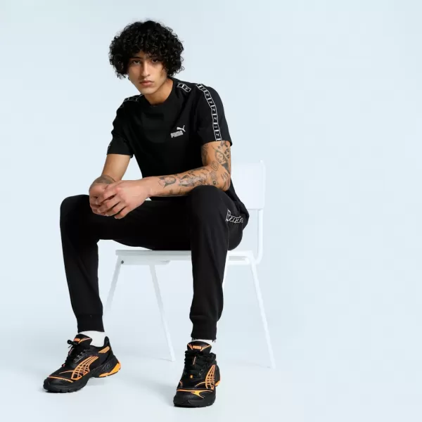 Pánske tričko PUMA ESS TAPE TEE 684674-01 ČIERNA 