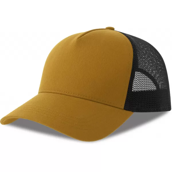  Čiapka ATLANTIS | Rapper Cotton-S MUSTARD/BLACK 