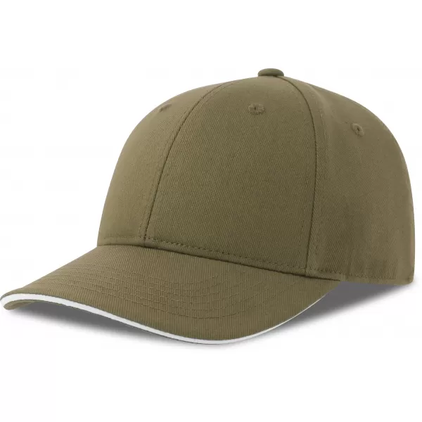  Čiapka ATLANTIS | Liberty Sandwich-S OLIVE/WHITE 