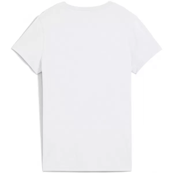  Tričko PUMA ESS METALLIC NO. 1 LOGO TEE 631536-52 BIELY 