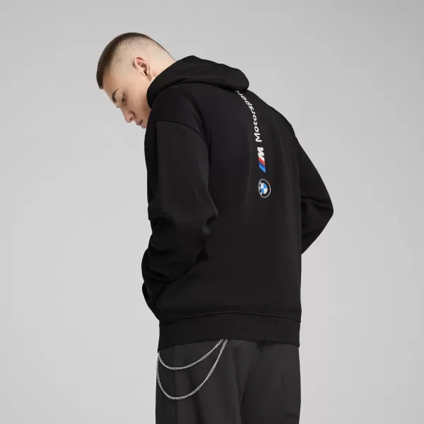  Pánska mikina PUMA BMW MMS ESS+ FZ HDED JACKET 630629_01 PUMA BLACK 