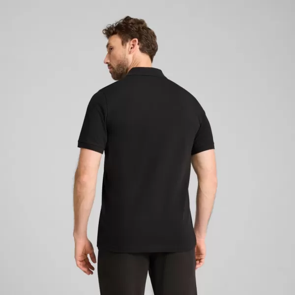  Pánske tričko s golierom PUMA ESS PIQUE POLO 682554-01 ČIERNA 