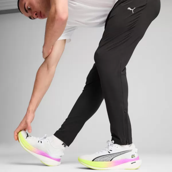  Nohavice PUMA M RUN VELOCITY TAPERED PANT 526775-01 ČIERNY 
