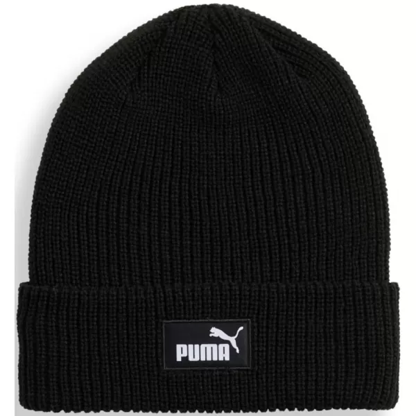  Čepice PUMA ESS HIGH CROWN BEANIE 026410-01 ČIERNY 